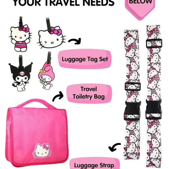 Passport Holder for Travel Official License, Cute Passport Cover, Sanrio Gifts - Picture 5 of 9